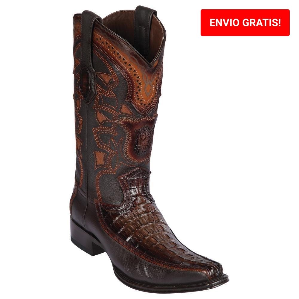 Botas de Cocodrilo Caiman Venado Horma Europea LAB-76F0116