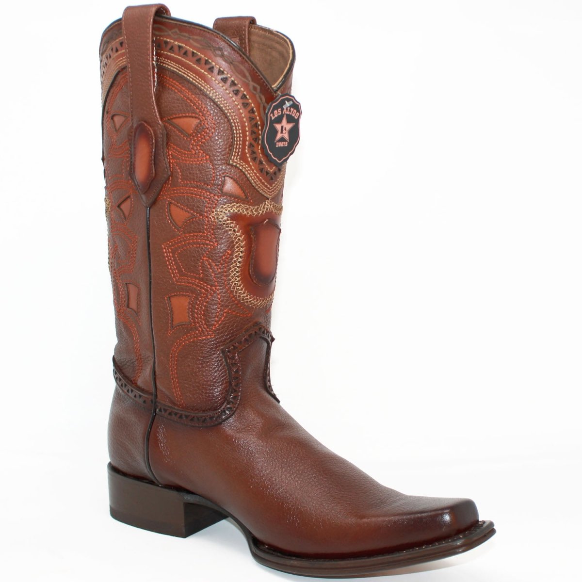 Botas de Cuero Original Punta Europea Cafe