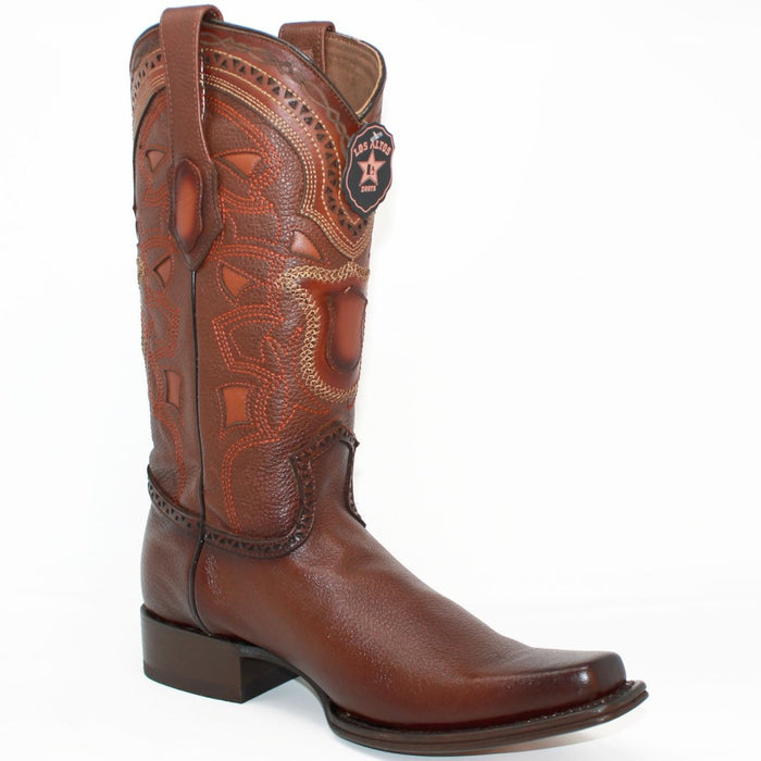 Botas de Cuero Original Punta Europea Cafe