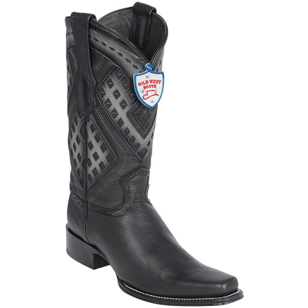 Botas de Cuero Horma Europea Acabado Grisly WW-2762705