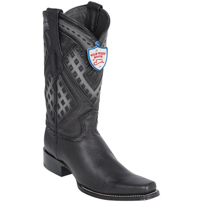Botas de Cuero Horma Europea Acabado Grisly WW-2762705