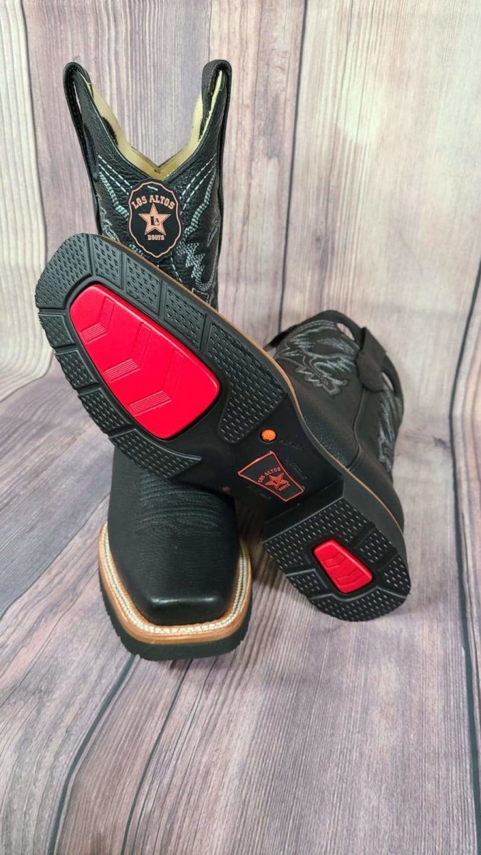 Botas de Cuero Rodeo Negro LAB-813E2705