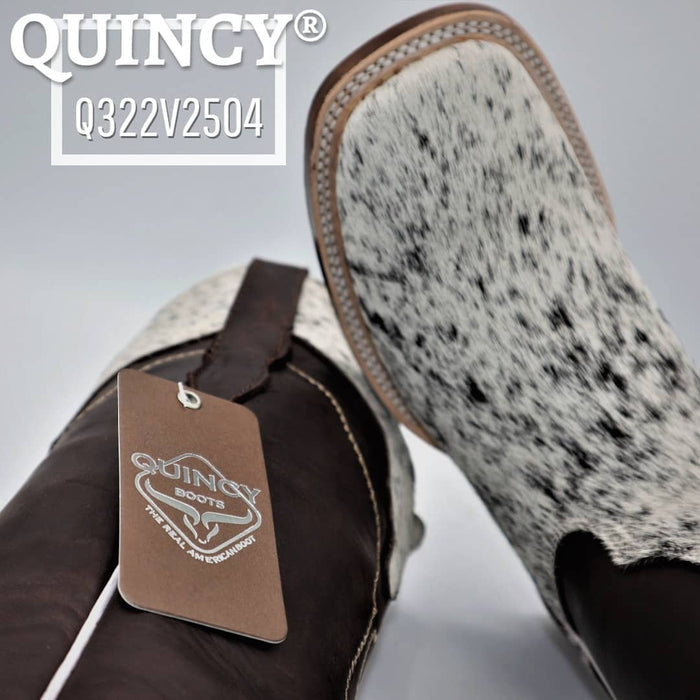 Botas de Cuero con Pelo de Vaca Rodeo Mujer