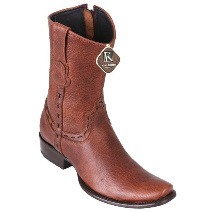 Botas de Cuero Corta Horma Dubai Café