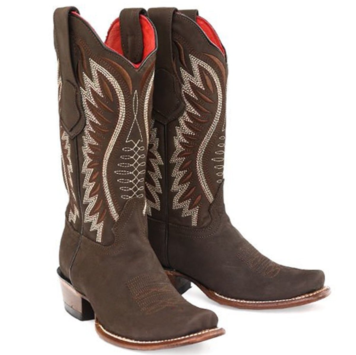 Botas de Cuero Crazy Horma Dubai Dama Café