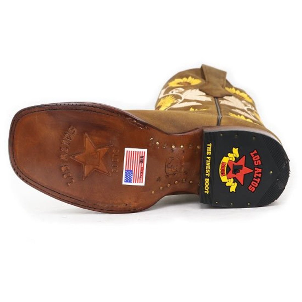 Botas de Cuero Crazy Rodeo Para Dama Tan LAB-322G6231