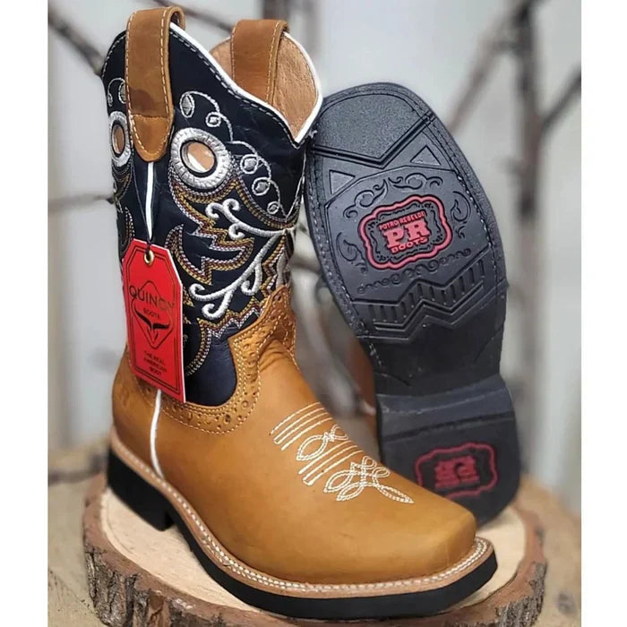 Botas de Cuero Crazy Original Rodeo Cuadrada