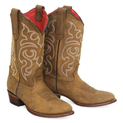 Botas de Cuero Crazy para Dama Los Altos Boots