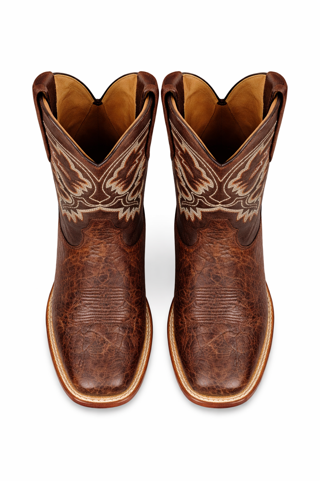 Botas de Cuero de Cuello de Toro Original