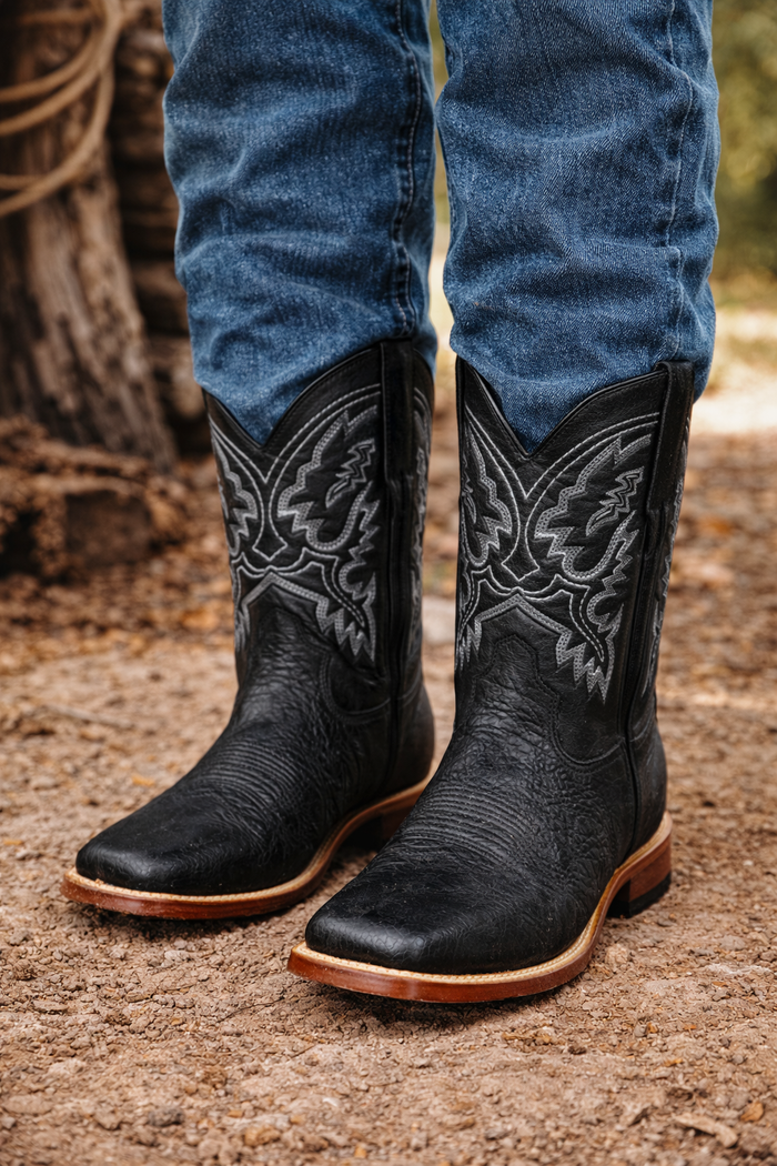 Botas de Cuero de Cuello de Toro Original