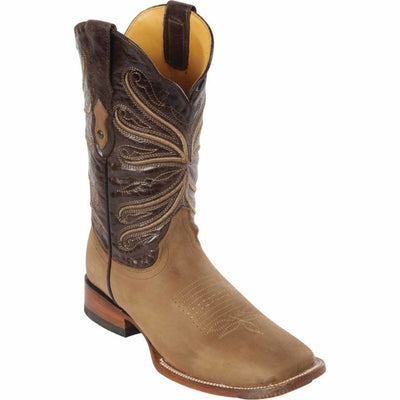 Botas de Cuero Grasso Horma Rodeo Cuadrada