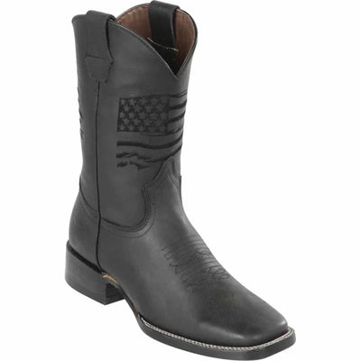 Botas de Cuero Grasso Original Rodeo Cuadrada