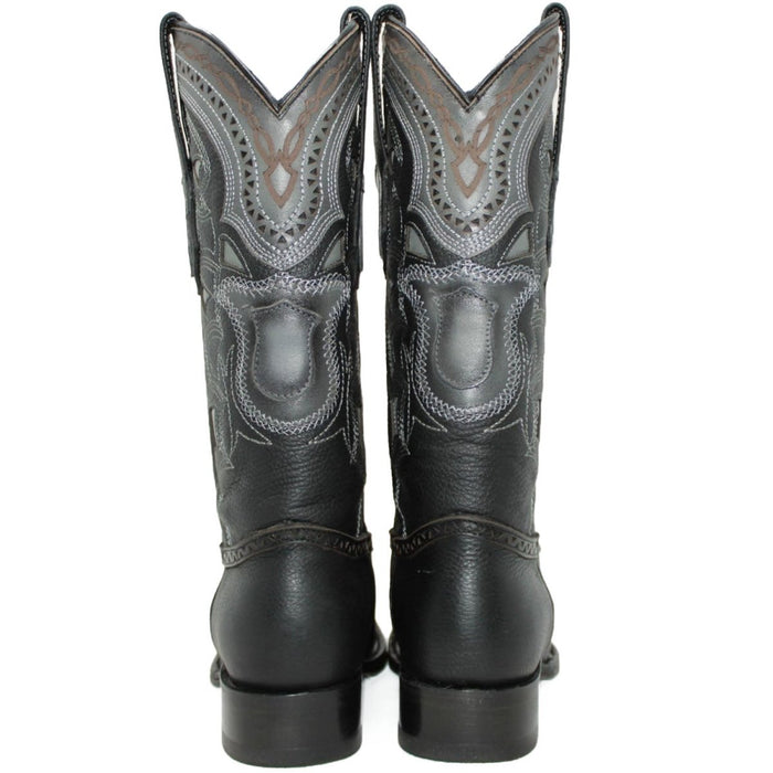 Botas de Cuero Grisly Horma Europea Negro LAB-762705