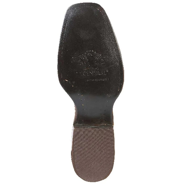 Botines Charros Quincy Gamuza Punta Cuadrada