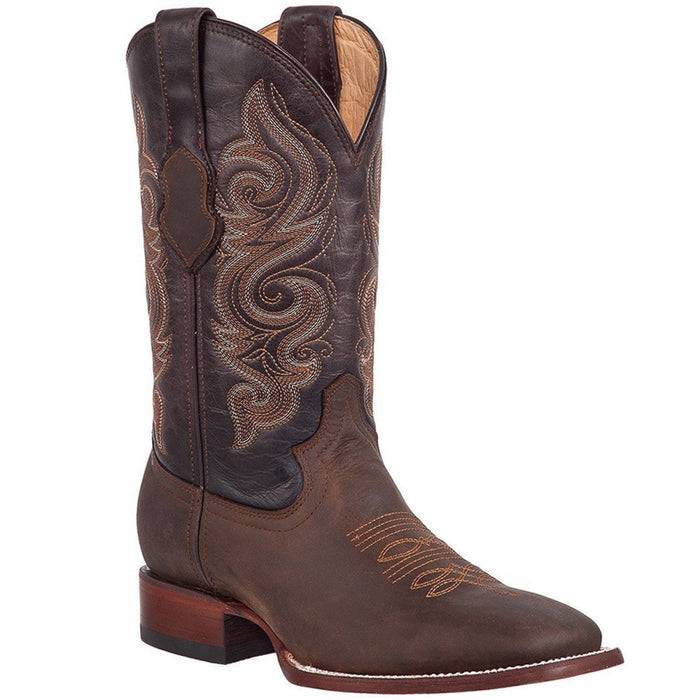 Botas de Cuero Original Rodeo Cuadrada Café