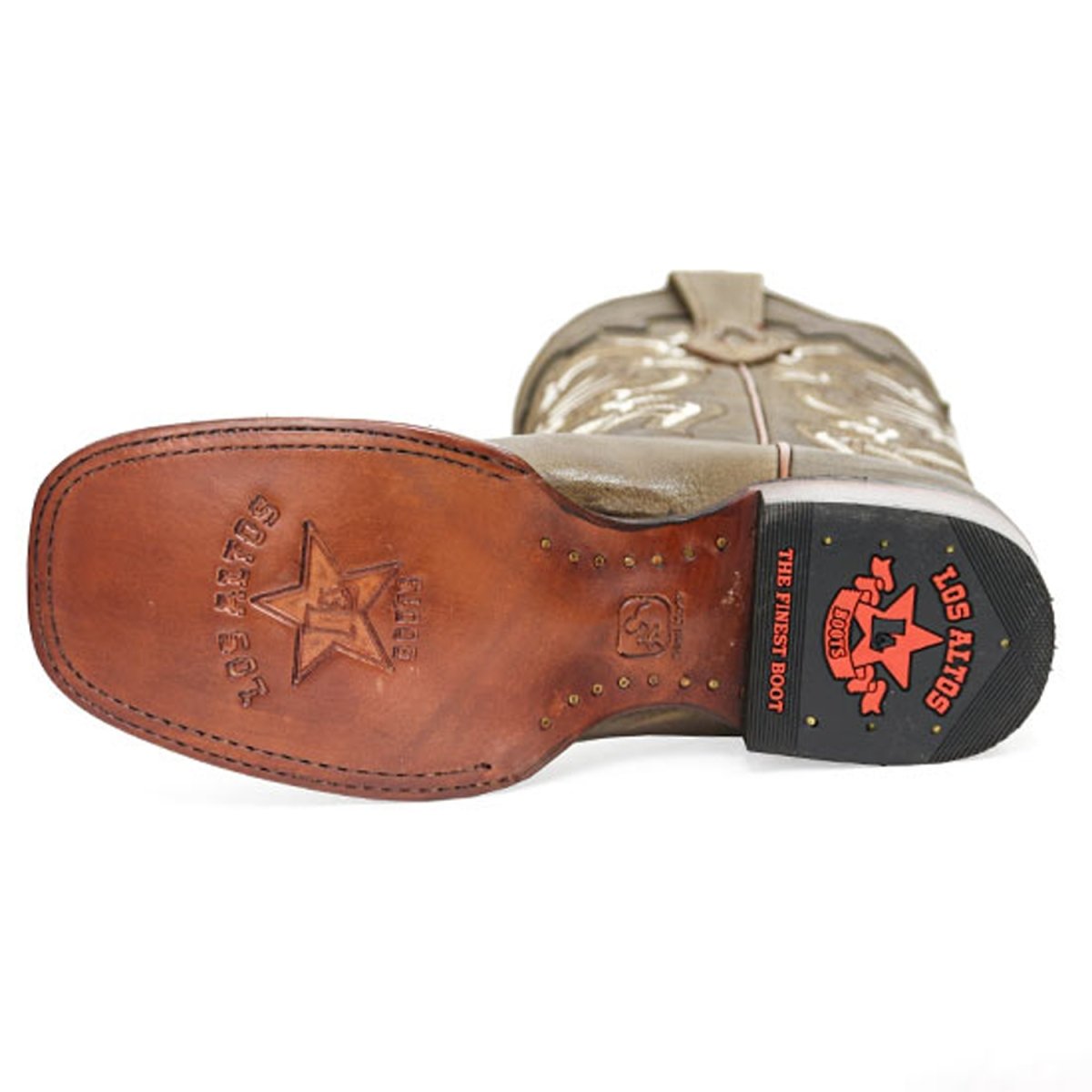 Botas de Cuero Rage Rodeo Cuadrada Dama Miel