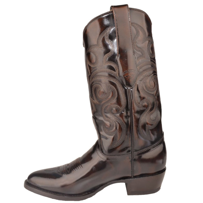 Botas de Cuero Vaqueras Acabado Camaleón LAB-654207