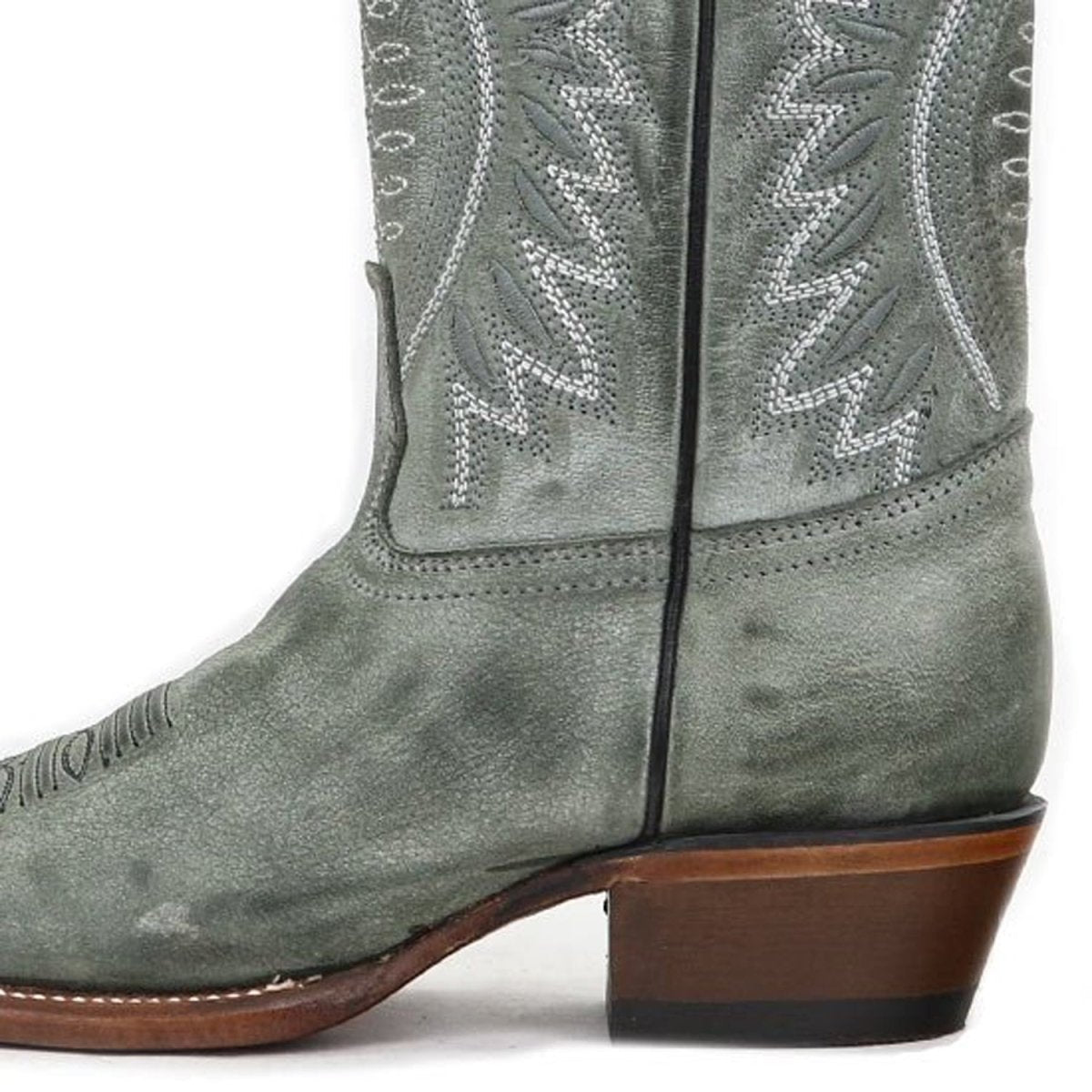 Botas de Cuero Vintage Dubai para Dama Negro Rústico