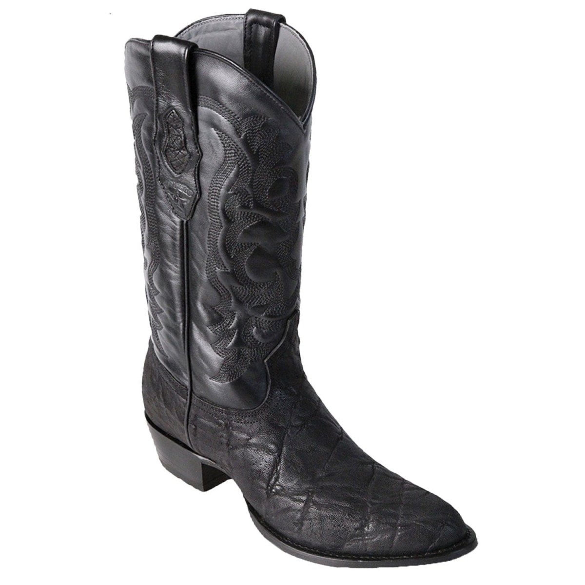 Botas de Elefante Horma Oval Negro Los Altos