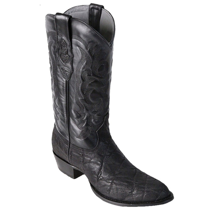 Botas de Elefante Horma Oval Negro Los Altos