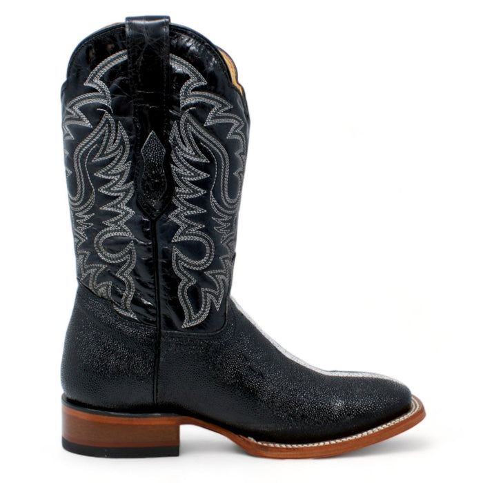 Botas de Mantarraya PC Grabada Rodeo Cuadrada