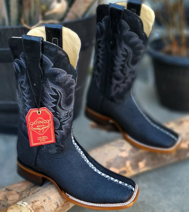 Botas de Mantarraya PC Grabada Rodeo Cuadrada