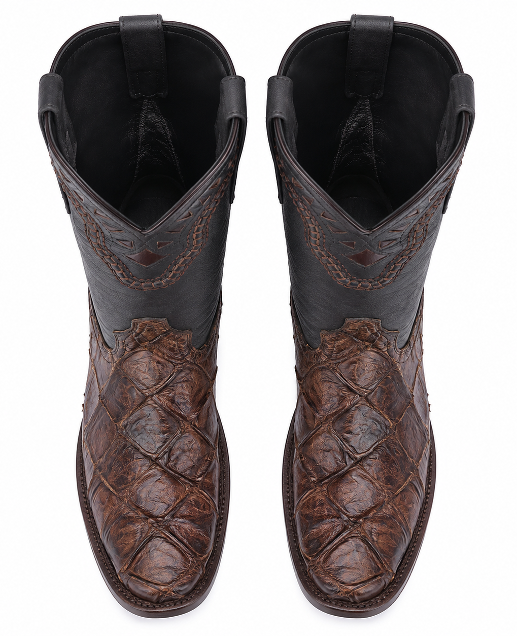 Botas de Pescado Pirarucu Original en Horma 3X Aladino WD