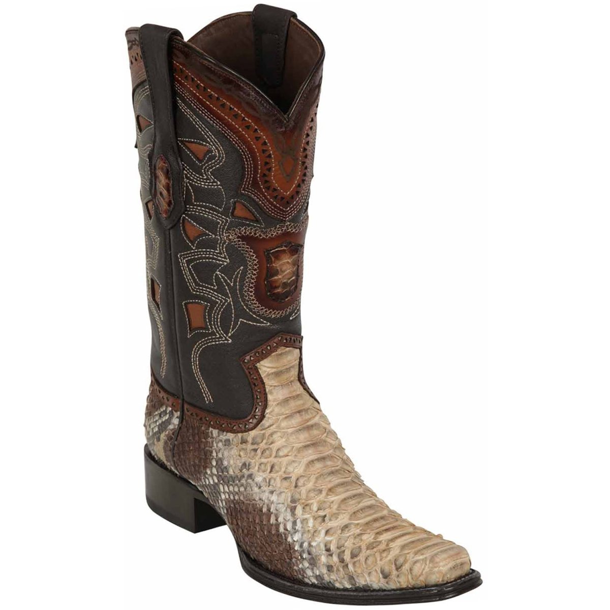 Botas de Piton Original Horma Europea Cuadrada Arena