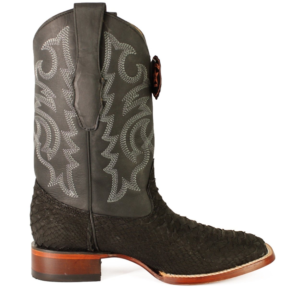 Botas de Piton Original Punta Cuadrada - Los Altos Boots