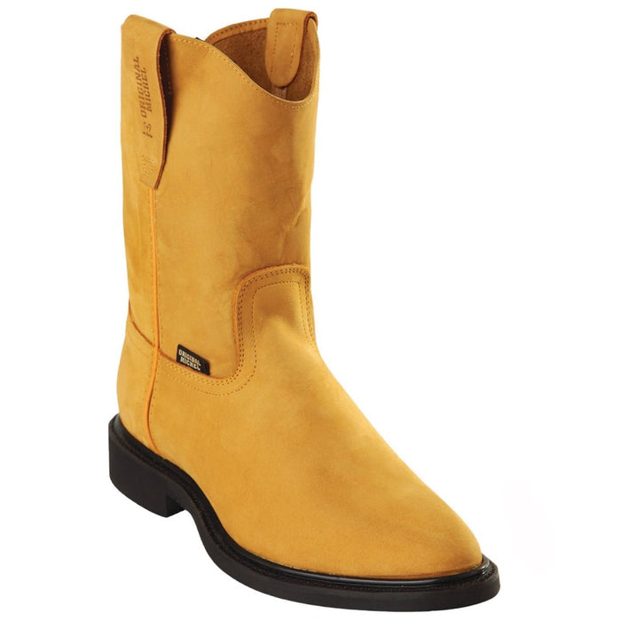 Botas de Trabajo Original Michel de Gamuza Original con Suela de Hule