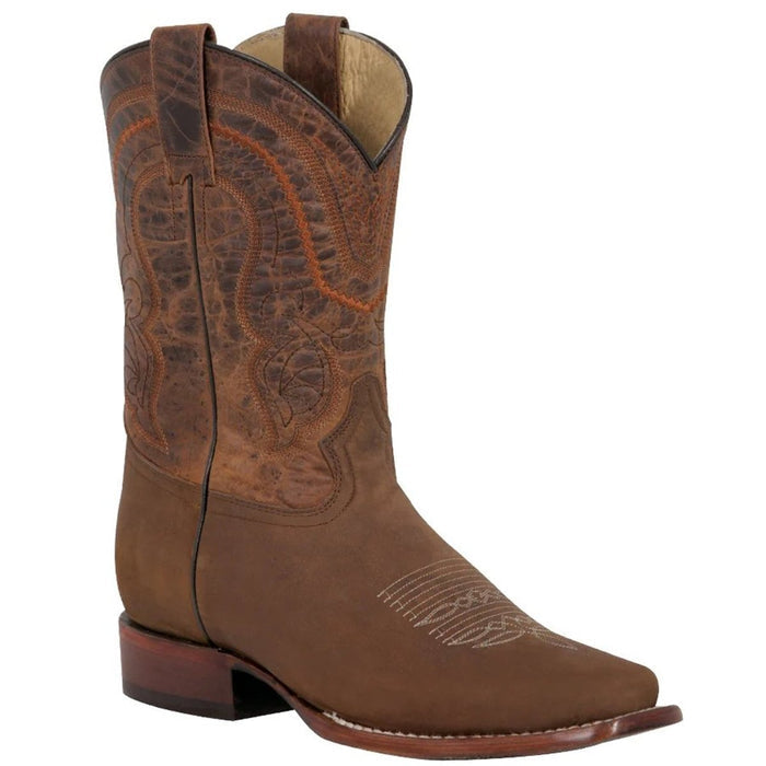 Botas de Cuero Original Horma Rodeo Color Cafe
