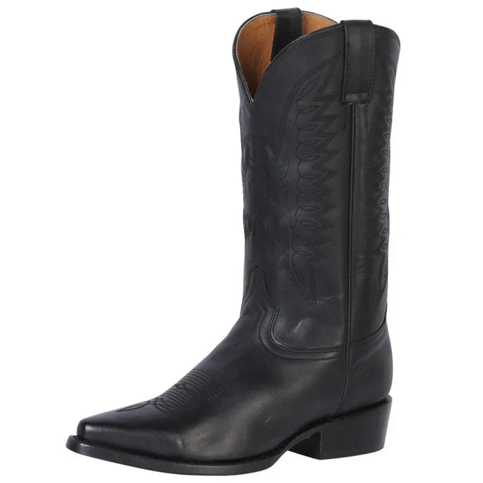 Botas de Armadillo Lizard Horma Roper Color Negro