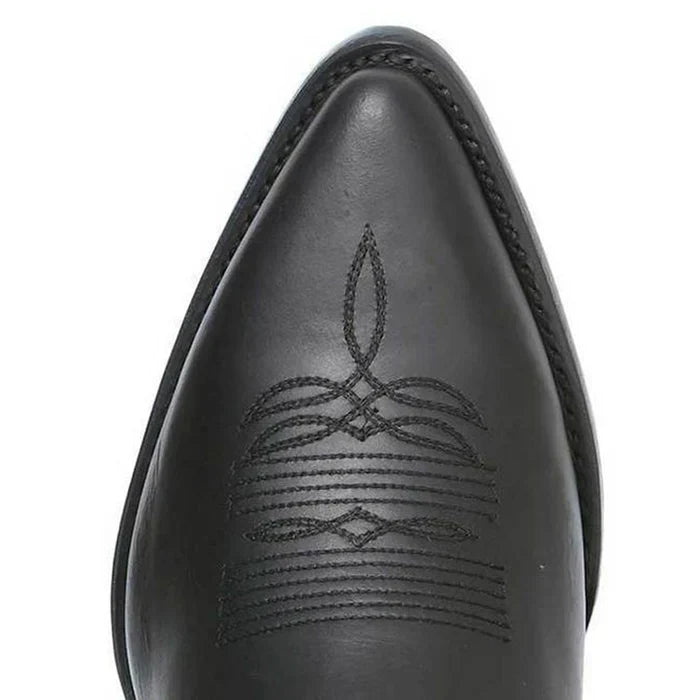 Botas de Armadillo Lizard Horma Roper Color Negro
