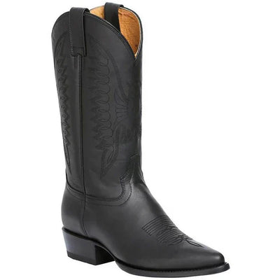 Botas de Armadillo Lizard Horma Roper Color Negro