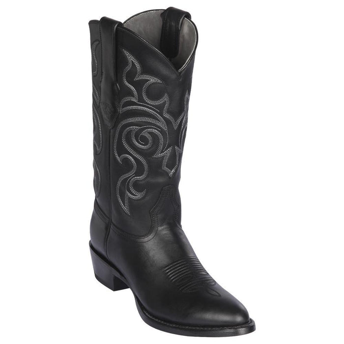 Botas Vaqueras Cuero Pull Up Punta Redonda LAB-653805