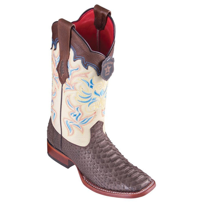 Botas de Piton en Punta Cuadrada para Mujer