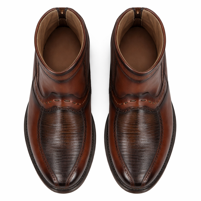 Botas de Armadillo con Venado Punta Europea LAB-76BF0716