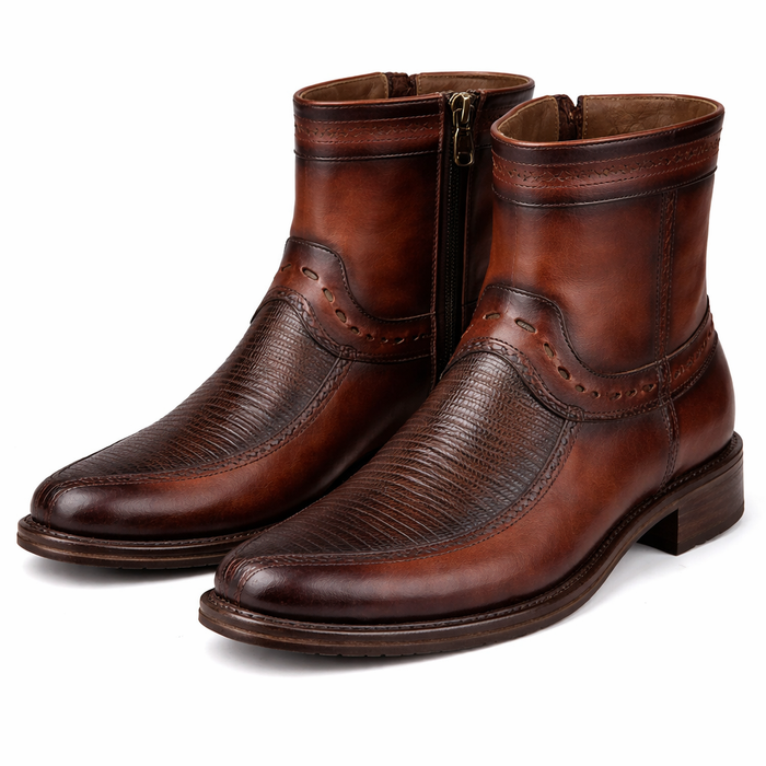 Botas de Armadillo con Venado Punta Europea LAB-76BF0716