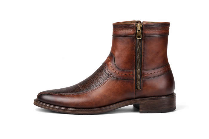 Botas de Armadillo con Venado Punta Europea LAB-76BF0716