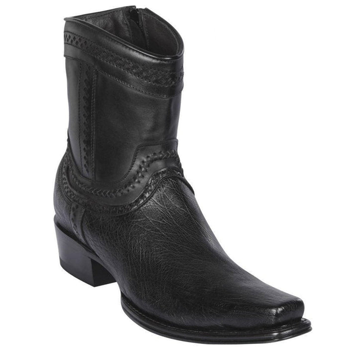 Botines Panza de Avestruz Punta Europea LAB-76B9705