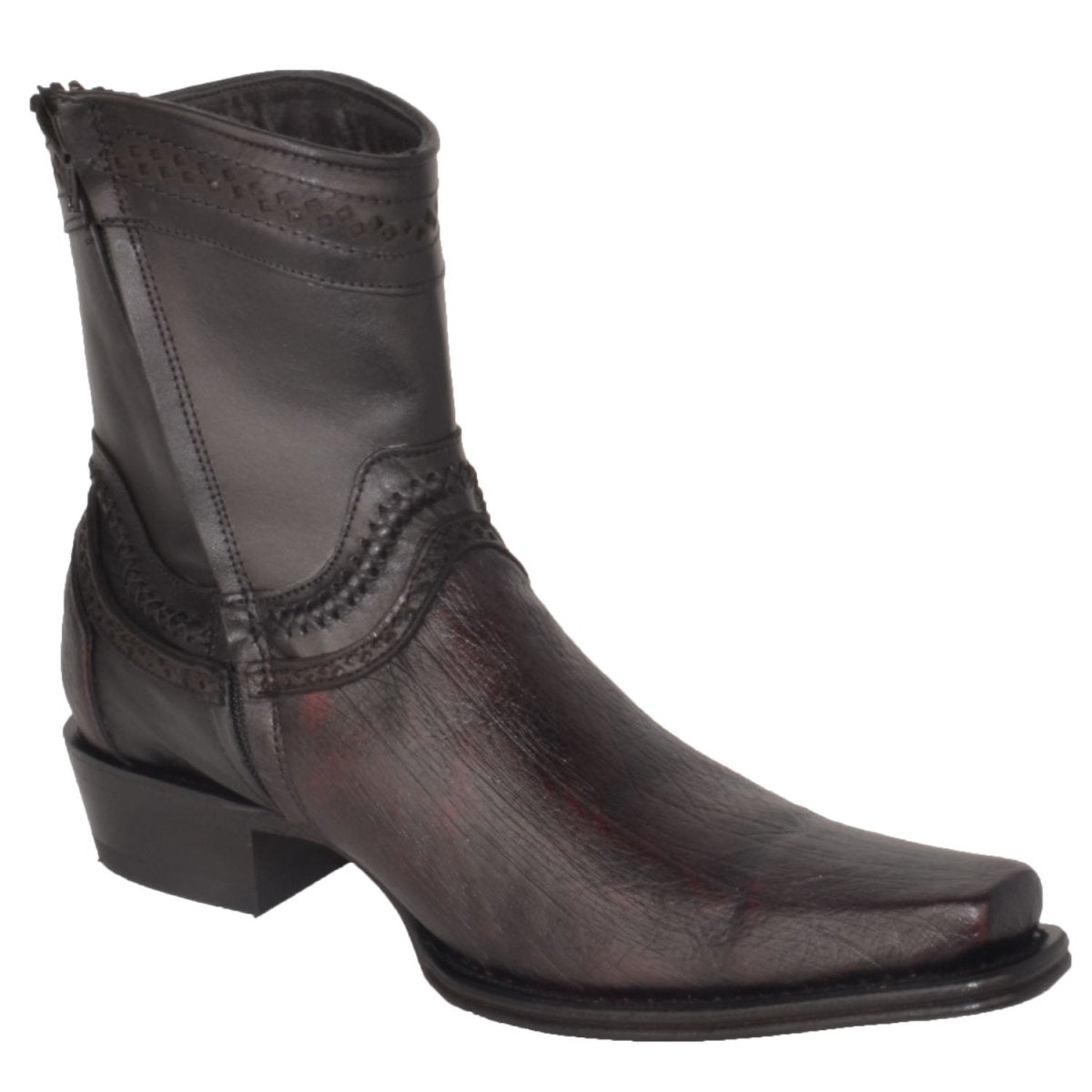 Botines de Panza de Avestruz Punta Europea LAB-76B9718