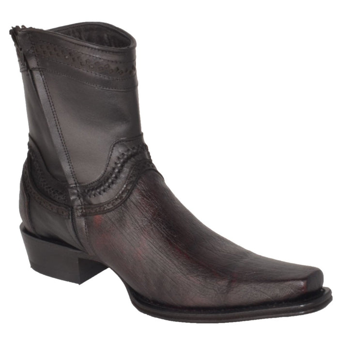 Botines de Panza de Avestruz Punta Europea LAB-76B9718
