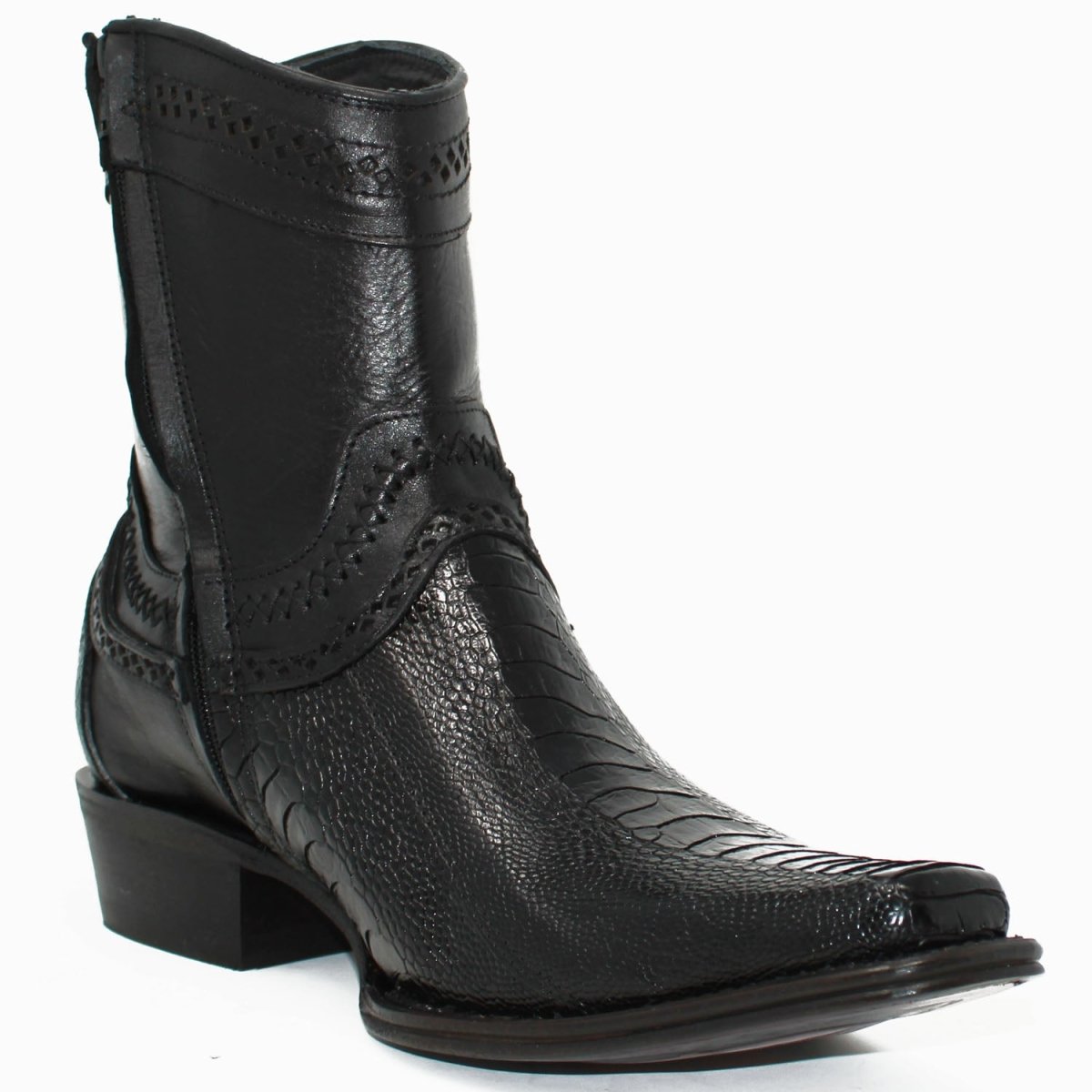 Botines de Pata de Avestruz Original Horma Europea LAB-76B0505