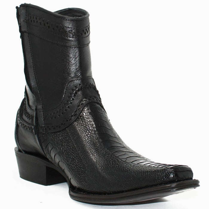 Botines de Pata de Avestruz Original Horma Europea LAB-76B0505