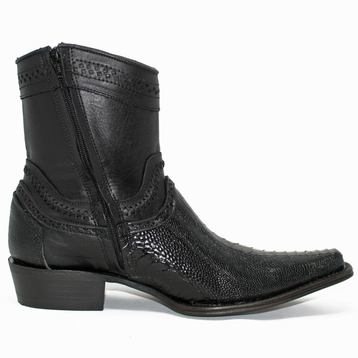 Botines de Pata de Avestruz Original Horma Europea LAB-76B0505