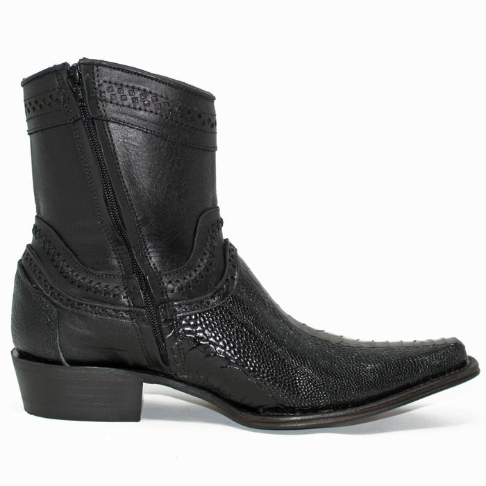 Botines de Pata de Avestruz Original Horma Europea LAB-76B0505