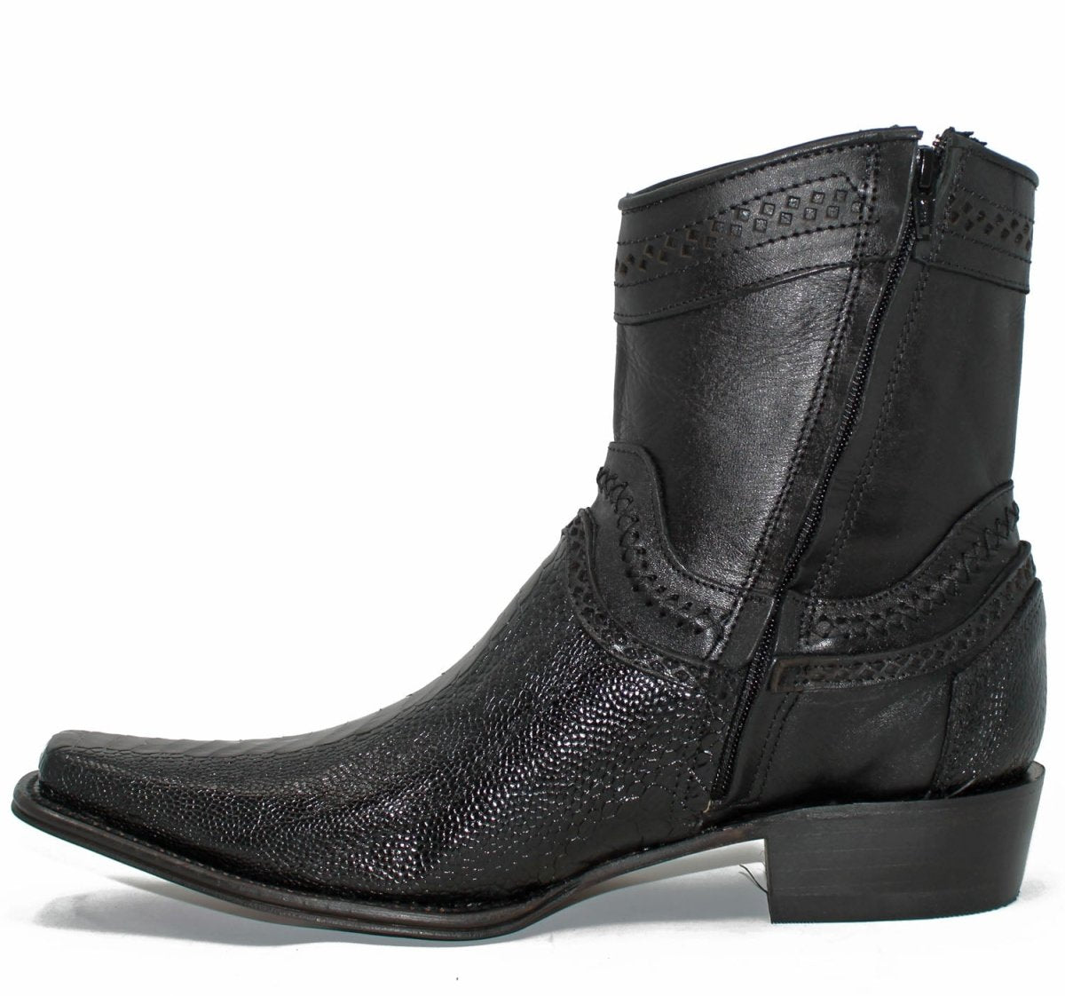 Botines de Pata de Avestruz Original Horma Europea LAB-76B0505