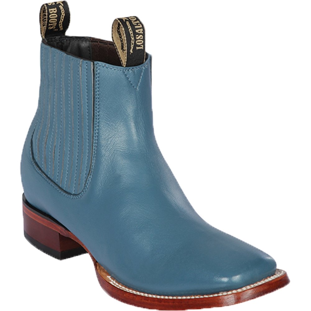 Botines Charros Punta Cuadrada LAB-82B8314 by Los Altos