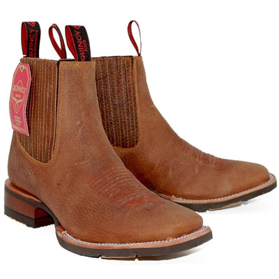 Botin Charro Quincy Square Toe Rubber Sole Boot