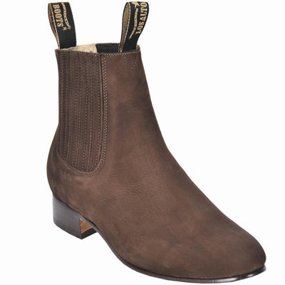 Botin Piel Nobuck LAB-616359 Tabacco Leather Boot
